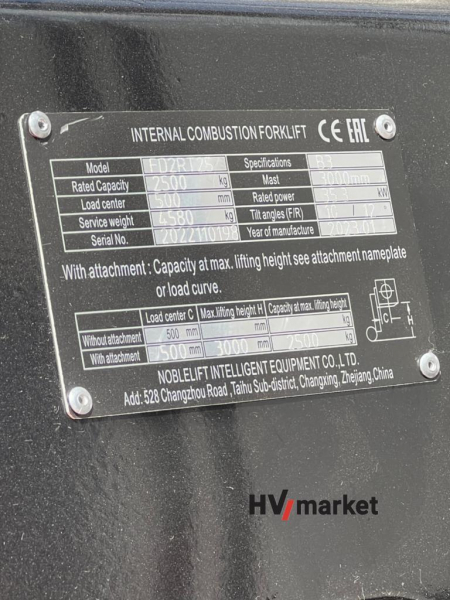 Дизельный вилочный погрузчик FD2RT25 Тwo-stage mast (Двигатель Mitsubishi, В-3000) HV Market