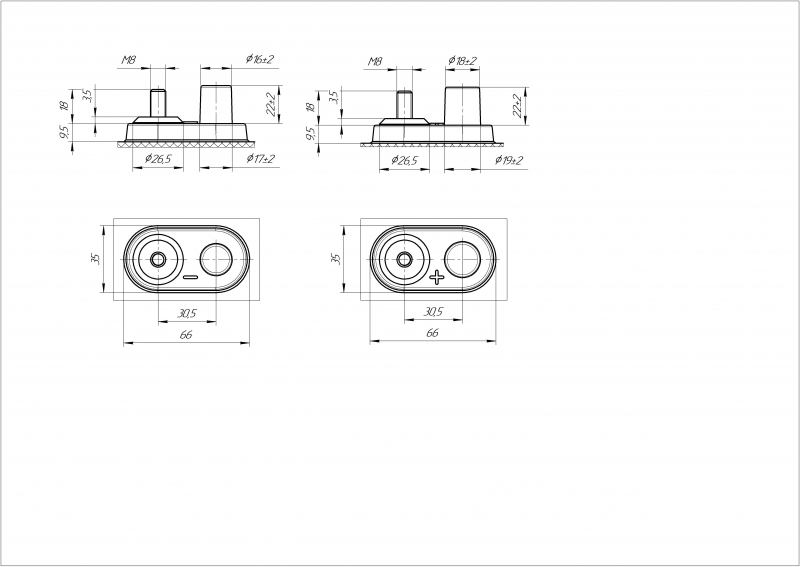 АКБ Ventura FFT 06 270 6V 270/330 A/h HV Market
