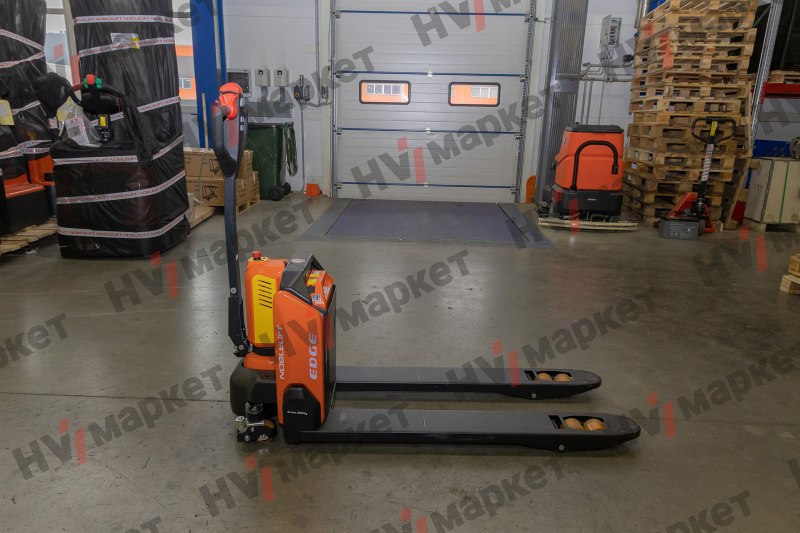 Тележка самоходная PTE20N 2000 кг, 540x1150 мм, двойные ролики 80x70, литиевая батарея 48V/20Ah, с зарядным устройством 48/9A, контроллер Curtis HV Market