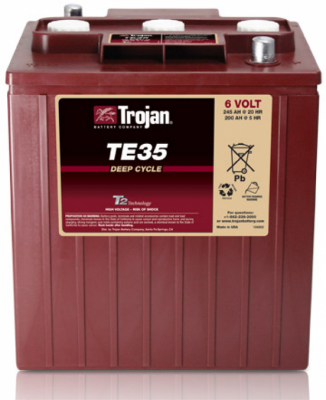 Тяговая свинцово-кислотная АКБ Trojan 6в 245 Ач TE35 HV Market