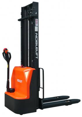 Самоходный штабелер NOBLELIFT PSE10L-C, SX 1600мм, вилы 570х1150, АКБ 24В/85Ач. (2023г.) HV Market
