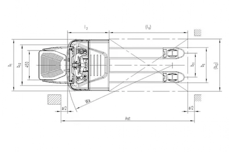 Самоходная тележка NOBLELIFT PT20N, 24V/210AH, боковая замена АКБ.. (2023г.) HV Market