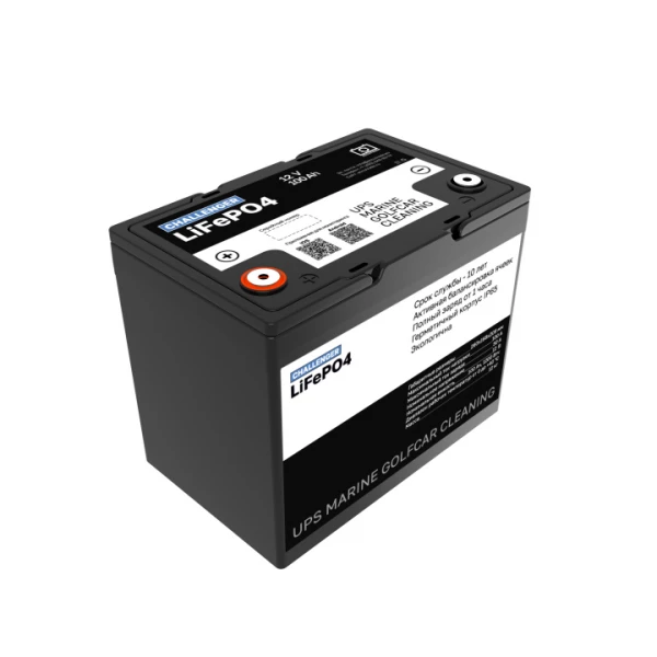 Батарея аккумуляторная CHALLENGER LiFePO4 12V 100Ah HV Market