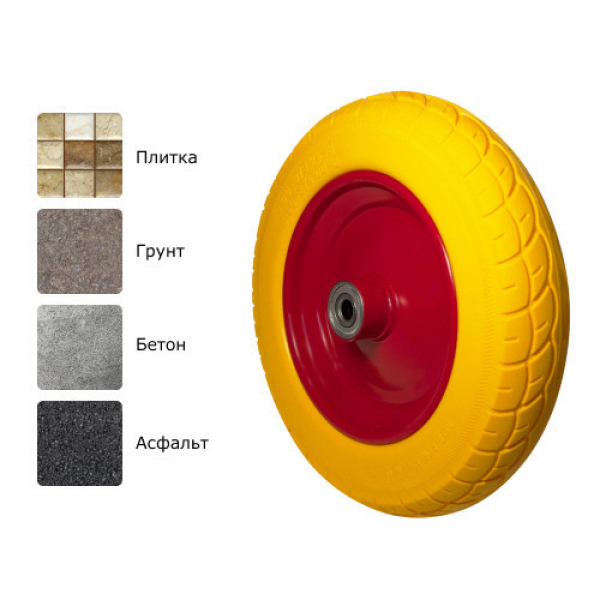 Пенополиуретановое колесо PU 3000-16 S HV Market