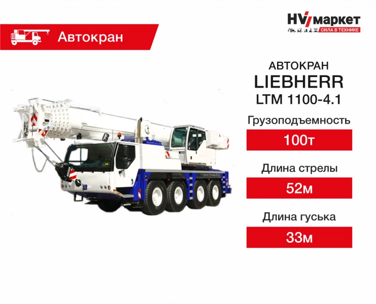 LIEBHERR LTM 1100-4.1 HV Market