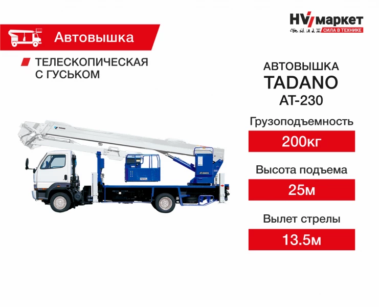 TADANO AT-230 HV Market