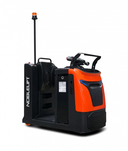 Самоходный Тягач для склада/производства T30N (Литий 300Ач, EPS, Battery side extraction, Rubber drive tire,  Pin Code, Safety  light (Blue ray), Beacon) HV Market