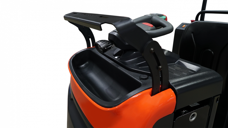 Самоходный Тягач для склада/производства T30N (Литий 300Ач, EPS, Battery side extraction, Rubber drive tire,  Pin Code, Safety  light (Blue ray), Beacon) HV Market