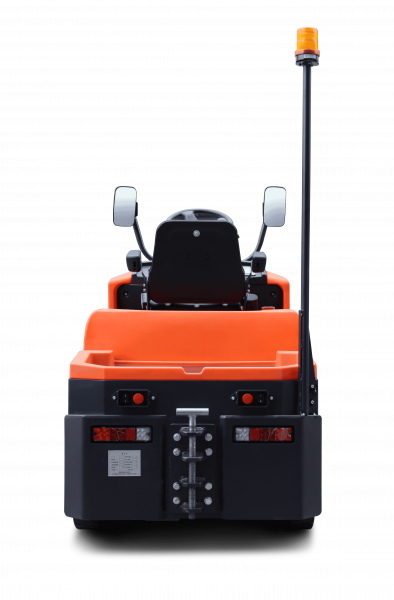 Самоходный Тягач для склада/производства T30Q (blue light and rearview mirror, walkie mode button, optional Controller Curtis F4A and display, Seat armrest) HV Market