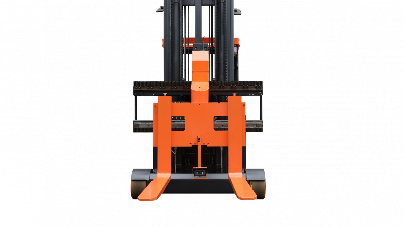 Узкопрозодный штабелер OPX15 Triplex mast (FFL, fully AC, with EPS, Fingertip control, Front wheel hydraulic brake, adjustable steering wheel, suspension seat, storage rack, dual screen triple wireless monitoring system, fork 180。 rotation, В-8500мм)  HV Market