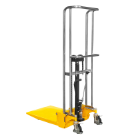 Штабелер гидравлический PJ4150 (400 кг; 1,5 м; с вилами и площадкой) SMARTLIFT HV Market