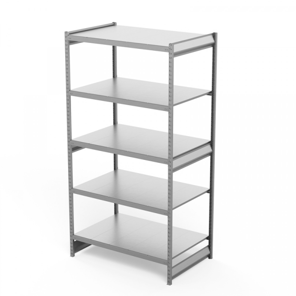 Стеллаж грузовой СГ Ультра (3000х1200х800) 5 ярусов, цинк