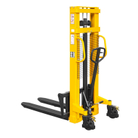 Штабелер гидравлический SDA 1025 (1000 кг; 2,5 м; вилы 300-850 мм) SMARTLIFT HV Market