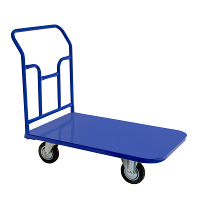 Тележка платформенная ТПТ 600х1000 (г/п 300 кг.) 125 черная резина