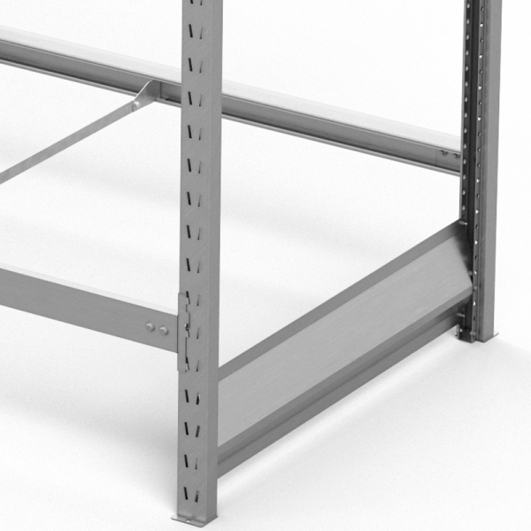 Ярус стеллажа СГ Ультра без настила для хранения шин, колес (1800x1000)