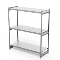 Стеллаж грузовой СГ Ультра (2500х1200х800) 3 яруса, без настила, для шин, дисков, колес (СГУ 251208бн) HV Market