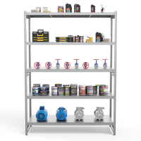 Стеллаж грузовой СГ Ультра (2500х1800х500) 5 ярусов, цинк HV Market