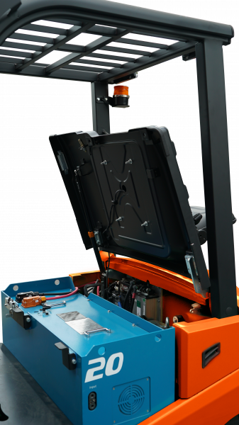 Электрический вилочный погрузчик FE4P14QC Duplex mast (Свинц-кислот 400Ач, В-3600мм) HV Market