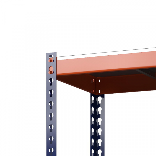 Стеллаж Профи Т (2000/1845/500), 3 яруса металл оц. HV Market