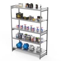 Стеллаж грузовой СГ Ультра (2000х1800х600) 5 ярусов, цинк HV Market