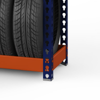Стеллаж металлический Профи-Т для шин 3000x1240x455 мм. Ярусы:   5 шт. (Т-120/1-3,0) HV Market