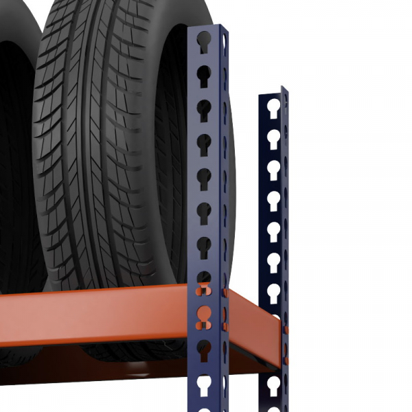 Стеллаж Профи Т (2000/1540/500), 3 яруса без настила HV Market