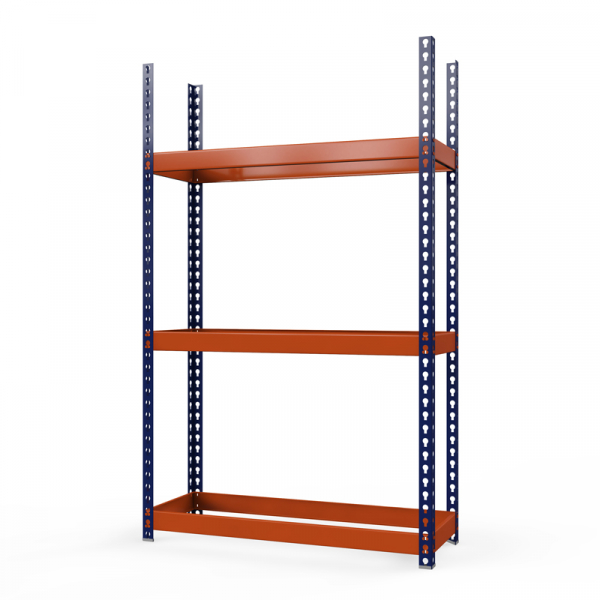 Стеллаж Профи Т (2000/1240/455), 3 яруса без настила HV Market