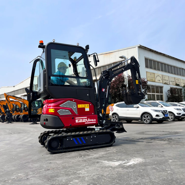 Мини-экскаватор QUADTRAC E22U PRO (2.2т, кабина, A/C, квикаплер, бур, 3 ковша) HV Market