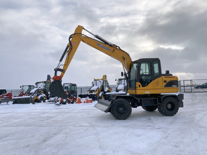 Мини-экскаватор QUADTRAC E130WH (12т, кабина, квикаплер, Желтый 2023 год) HV Market