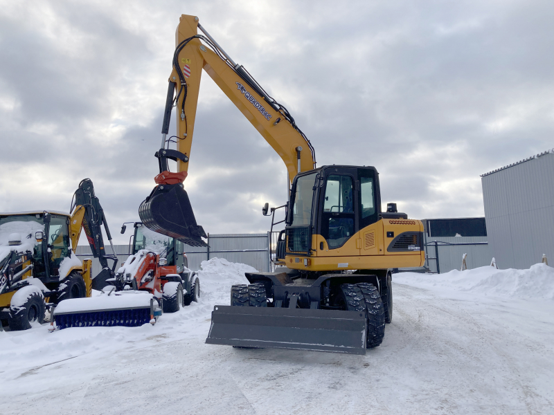 Мини-экскаватор QUADTRAC E130WH (12т, кабина, квикаплер) HV Market