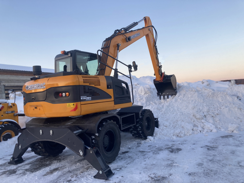 Мини-экскаватор QUADTRAC E130WH (12т, кабина, квикаплер) HV Market