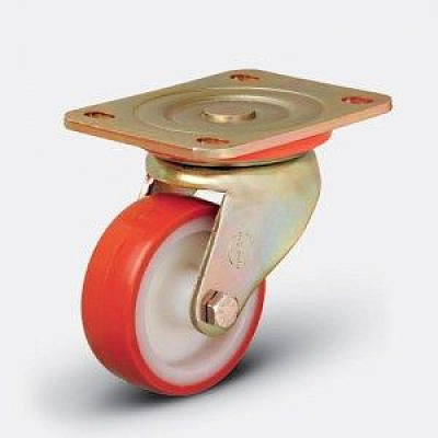 Колесо большегрузное полиуретановое ED01 ZBP ⌀ 125 поворотное