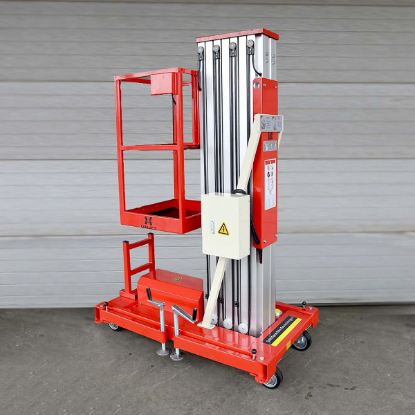 Телескопический одномачтовый подъемник ZX-1-080 OXLIFT 8 м 125 кг HV Market