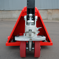 Ручная гидравлическая тележка низкопрофильная OXLIFT OX10-L35 35 мм 1000 кг HV Market