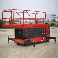 Самоходный ножничный подъемник QZ-030-110 WD OXLIFT 11000 мм 300 кг HV Market