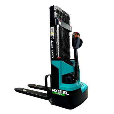 Самоходный штабелер OXLIFT AX155L 3000 мм 1550 кг Li-ion 100Ah HV Market