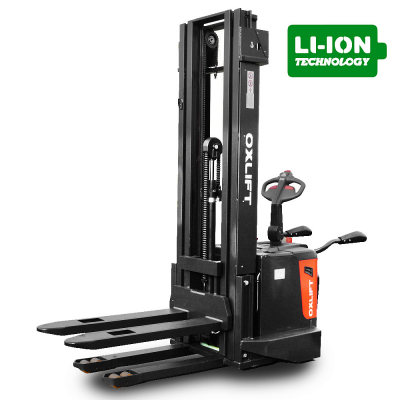 Самоходный штабелер с платформой для оператора OXLIFT BX15 Lion 4600 мм HV Market