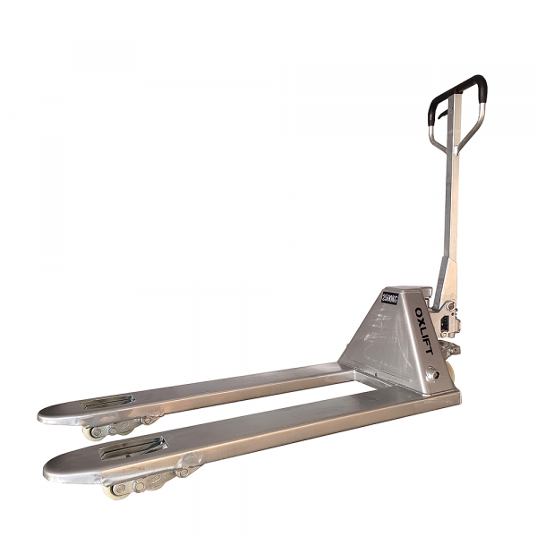 Ручная гидравлическая тележка c гальваническим покрытием OXLIFT OX25-GAL 2500 кг