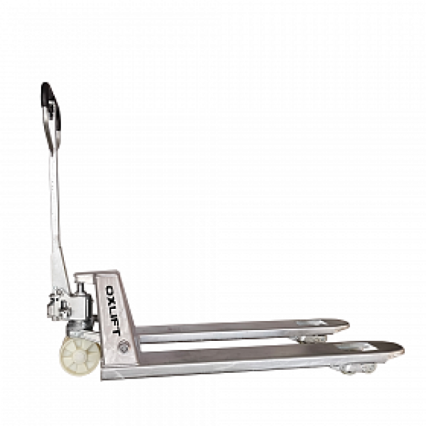 Ручная гидравлическая тележка c гальваническим покрытием OXLIFT OX25-GAL 2500 кг