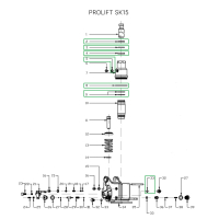 Ремкомплект гидроцилиндра для тележек SK15/SD15L HV Market