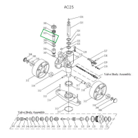 Шток нагнетательный для гидравлических тележек DF25 HV Market