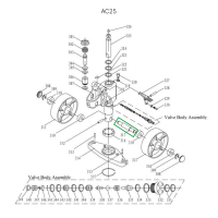 Ось крепления рулевых колес для гидравлических тележек AC25 HV Market