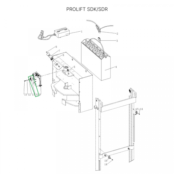 Контроллер Сurtis для SDR/SDK (li-ion) 1.6-2 т HV Market
