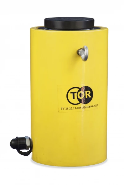 Домкрат гидравлический телескопический TOR HHYG-15510D (ДТ15Г510) 15 т (3 уровня) HV Market