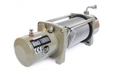 Лебедка автомобильная TOR ЛА S10000 г/п 4536 кг 28 м 12V HV Market