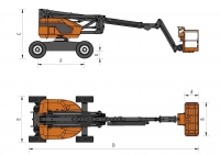 Коленчатый подъемник Skyboom GTZZ-18EJ HV Market