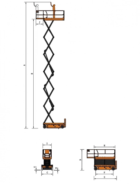 Ножничный подъемник Skyboom SSL-06DC HV Market