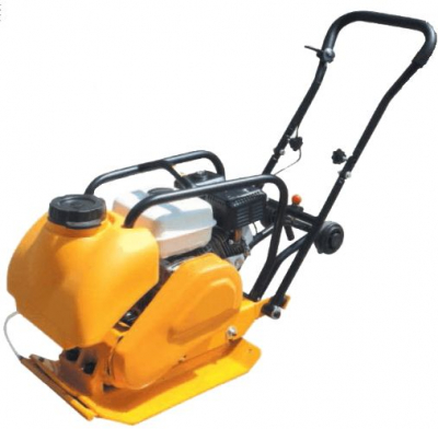 Виброплита TOR C-60T(R) 70 кг, 10,5кН (Loncin) бак, коврик, колесный комплект HV Market