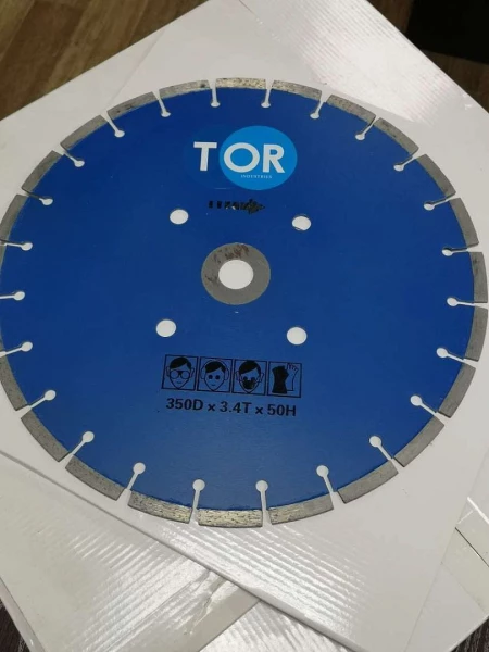 Диск по бетону для швонарезчиков HQR500A-2 (E) 350Dx3,6Tx50H (Cutter Disc 350 mm) HV Market