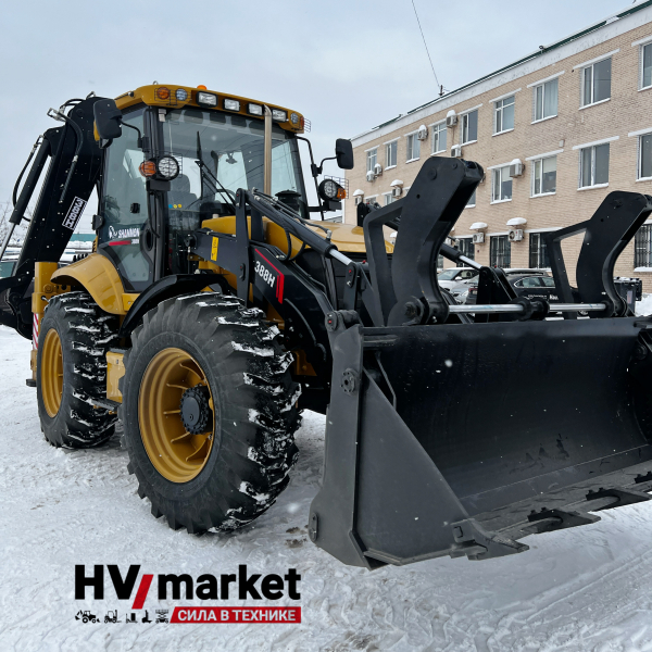 Экскаватор-погрузчик SHANMON 388H (Рычаги) HV Market